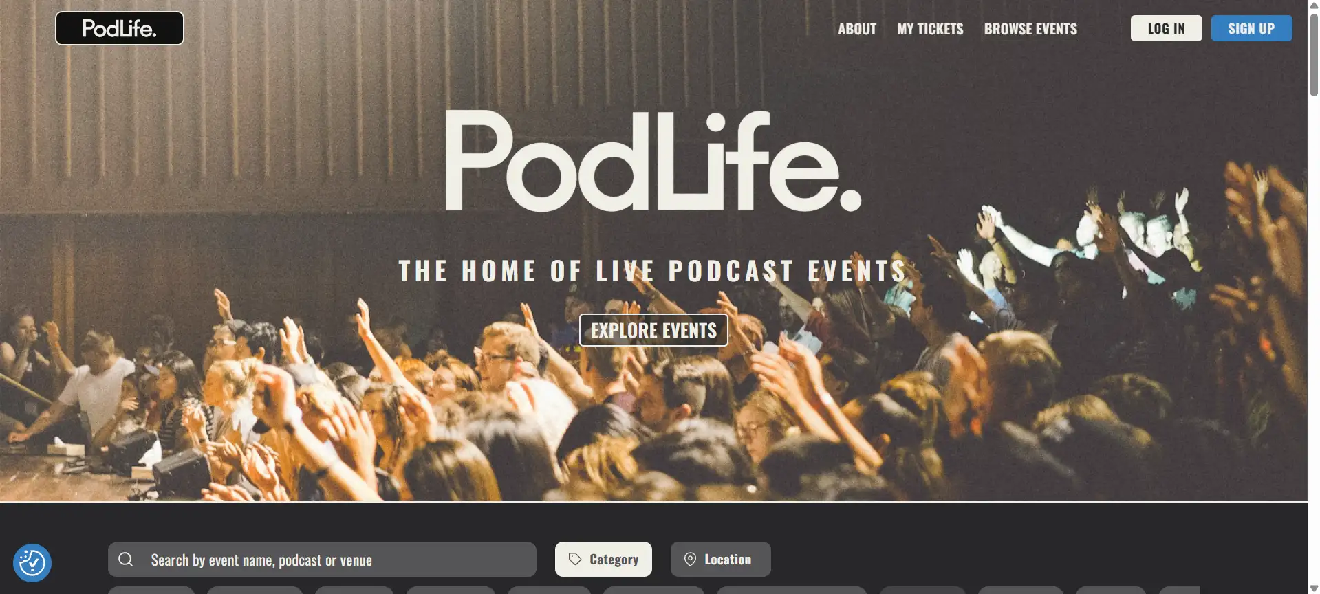 podcast live events