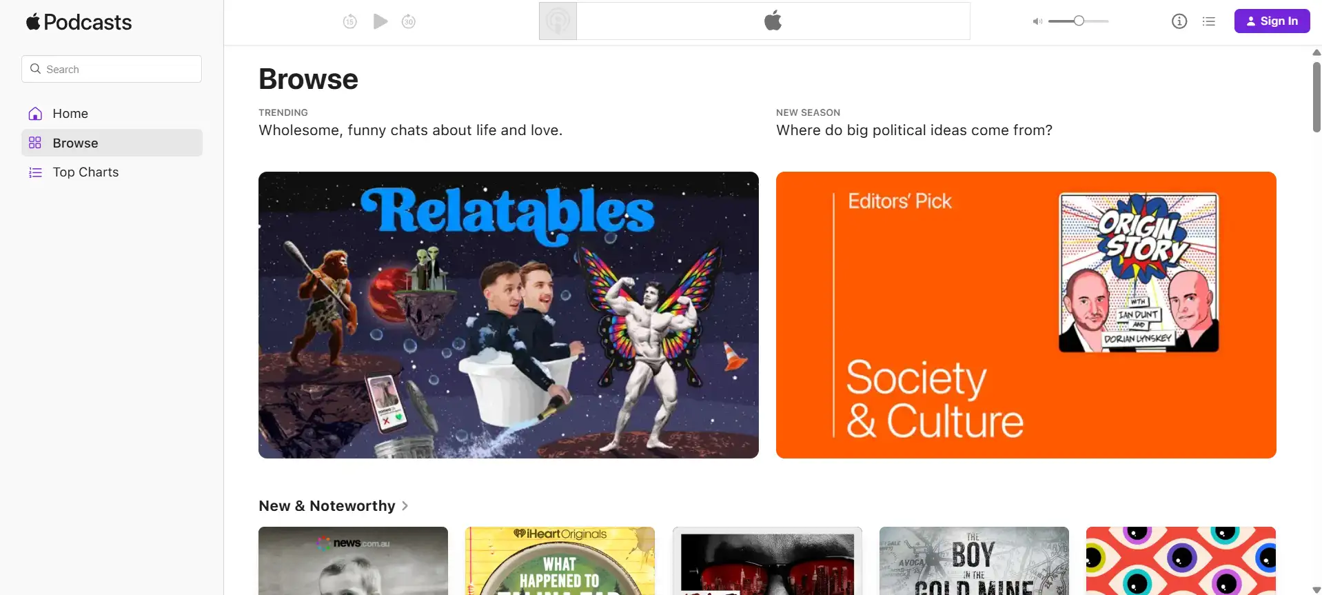 apple podcasts