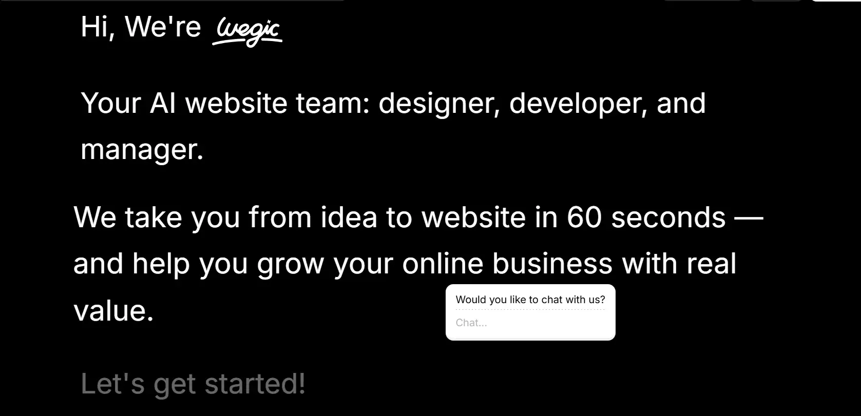 Wegic Wegic