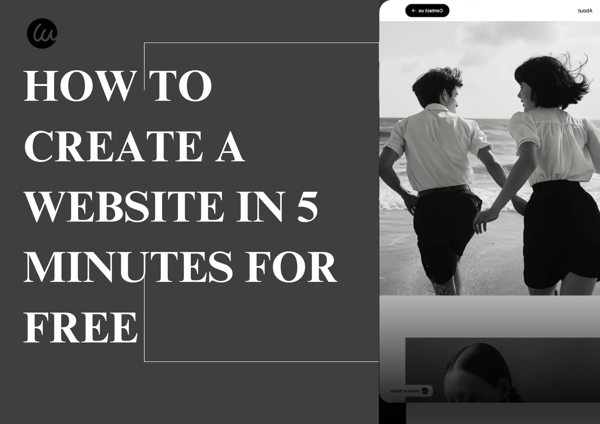 how to create a website in 5 minutes for free