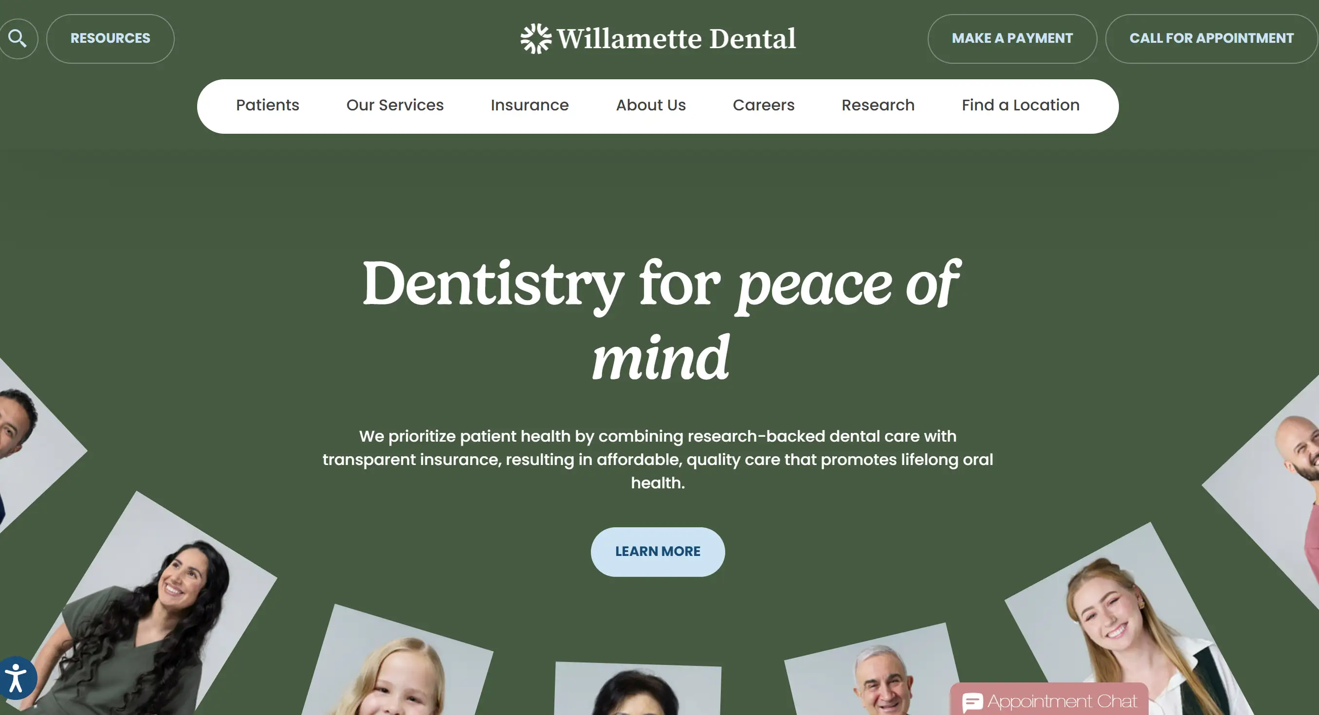 Homepage of Willamette Dental Homepage of Willamette Dental