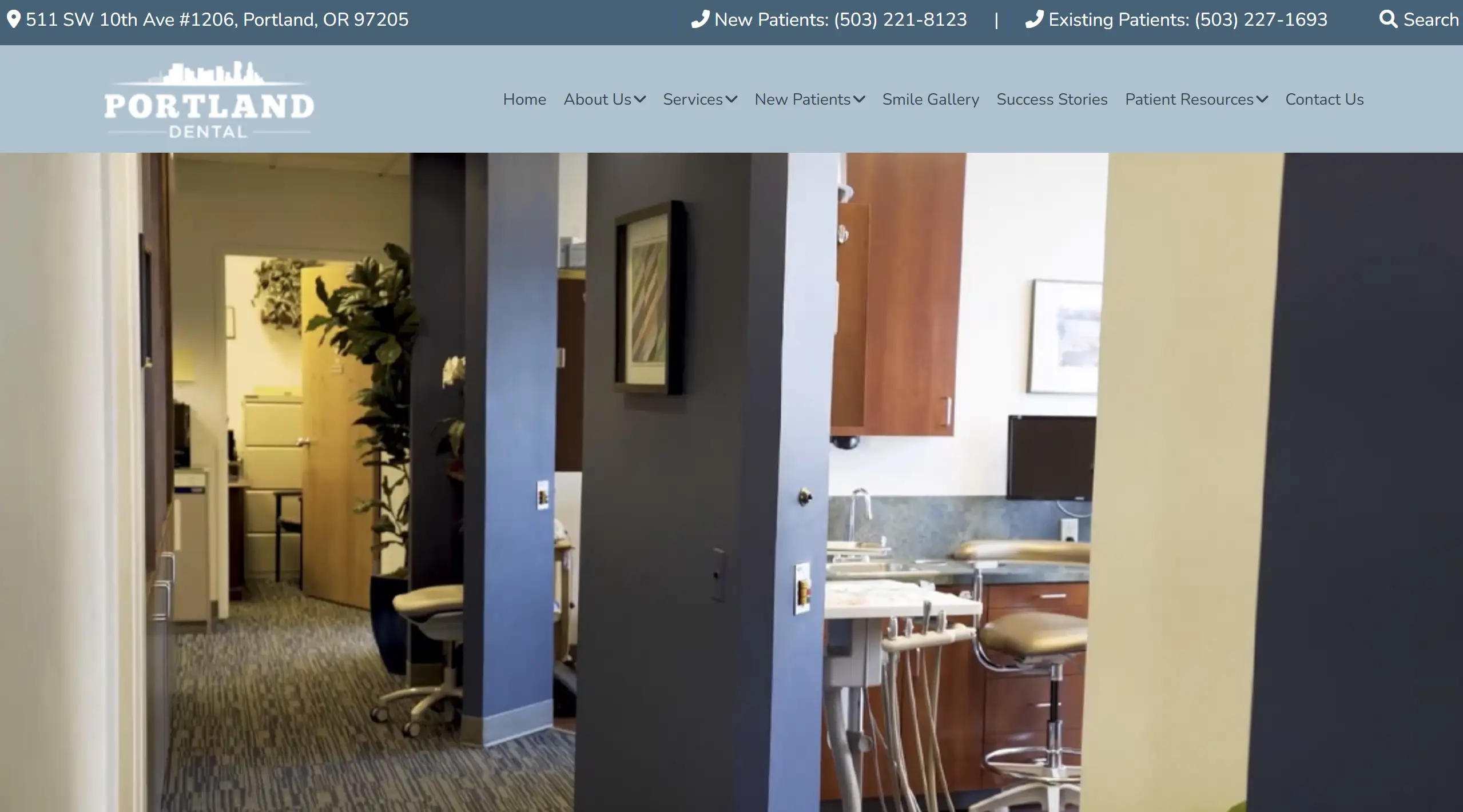 Homepage of Dentist Portland OP Homepage of Dentist Portland OP