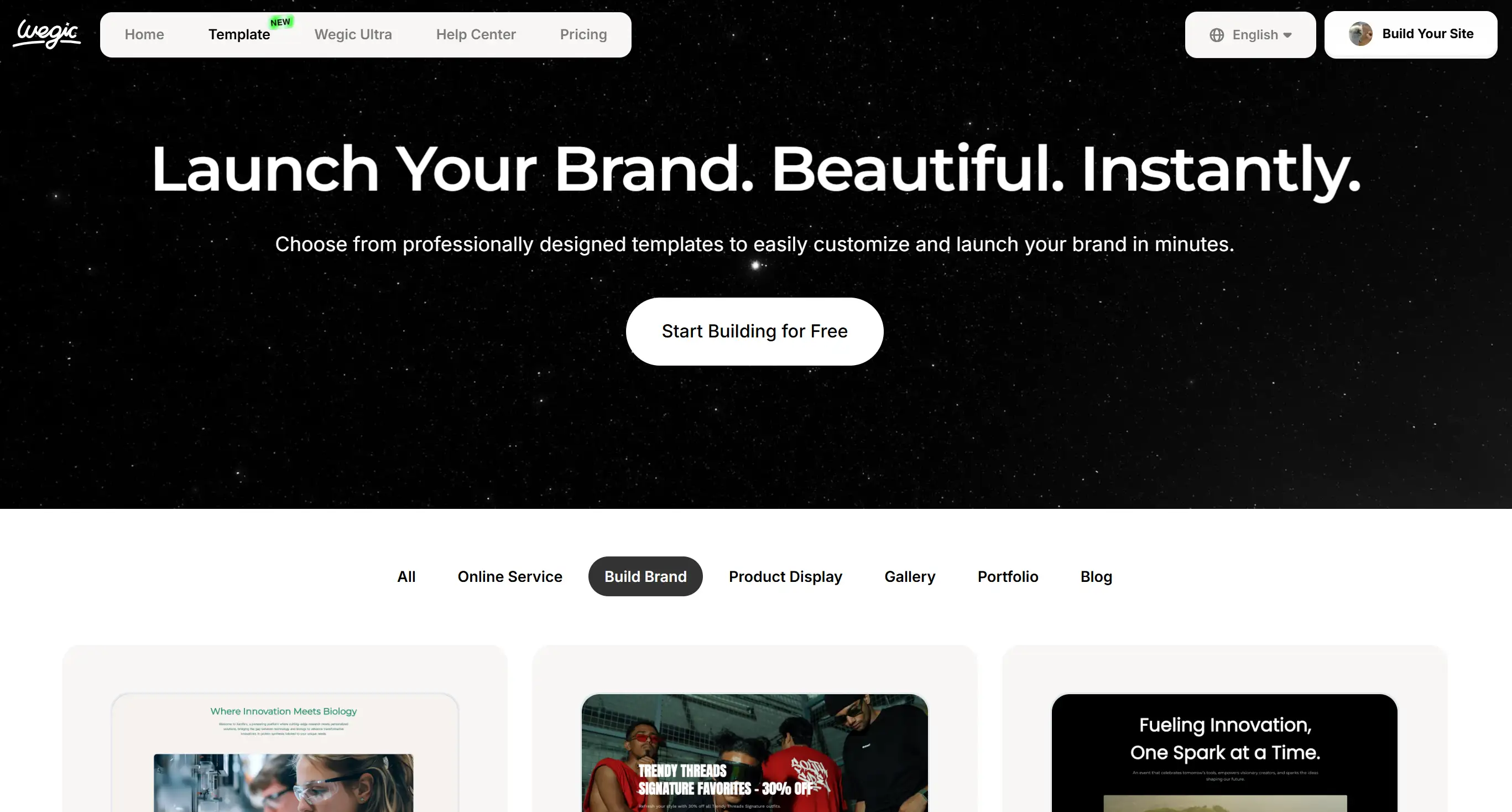 Professionally designed website templates created on Wegic Professionally designed website templates created on Wegic