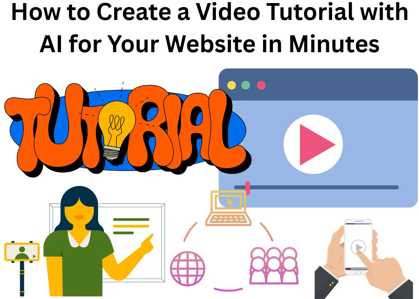 Create a video tutorial with AI for websites