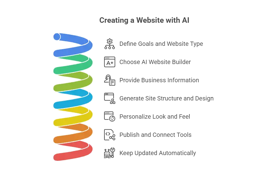Process to Create Your Own Website with AI Process to Create Your Own Website with AI