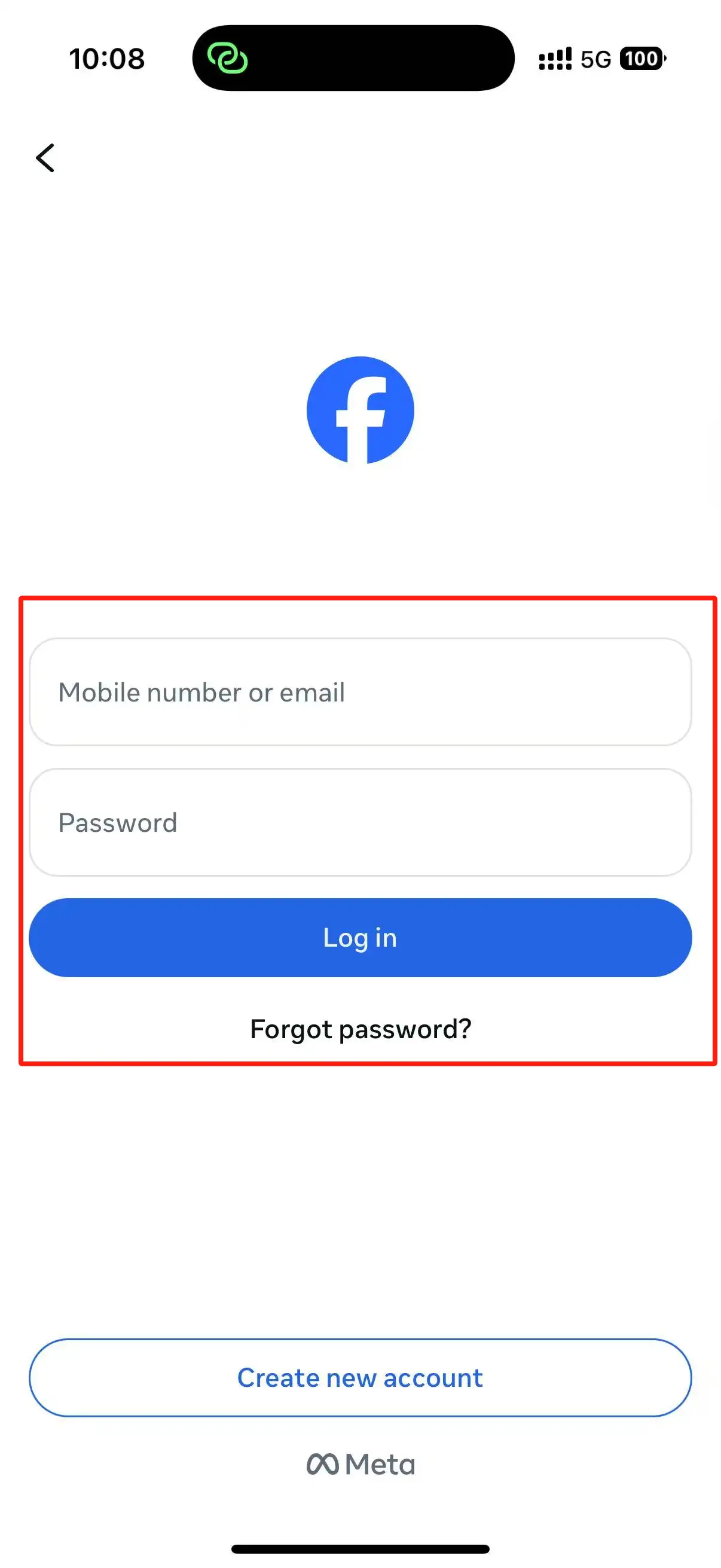 Enter your password to log in