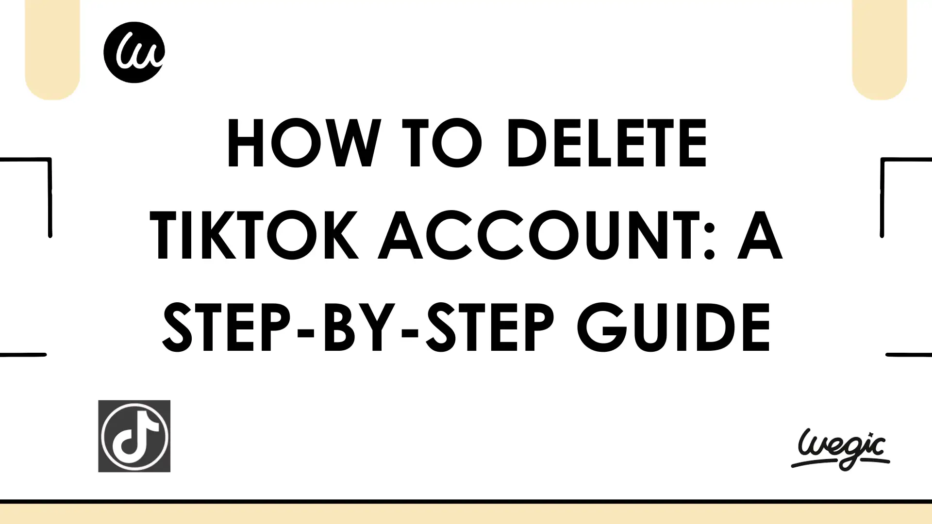 how to delete tiktok account guide