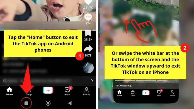 steps to delete tiktok story