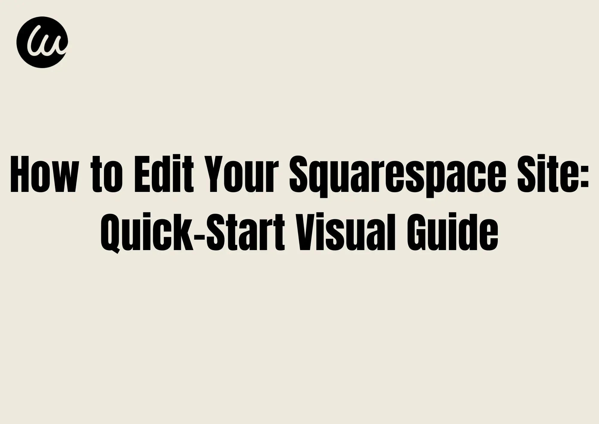 how to edit a squarespace website
