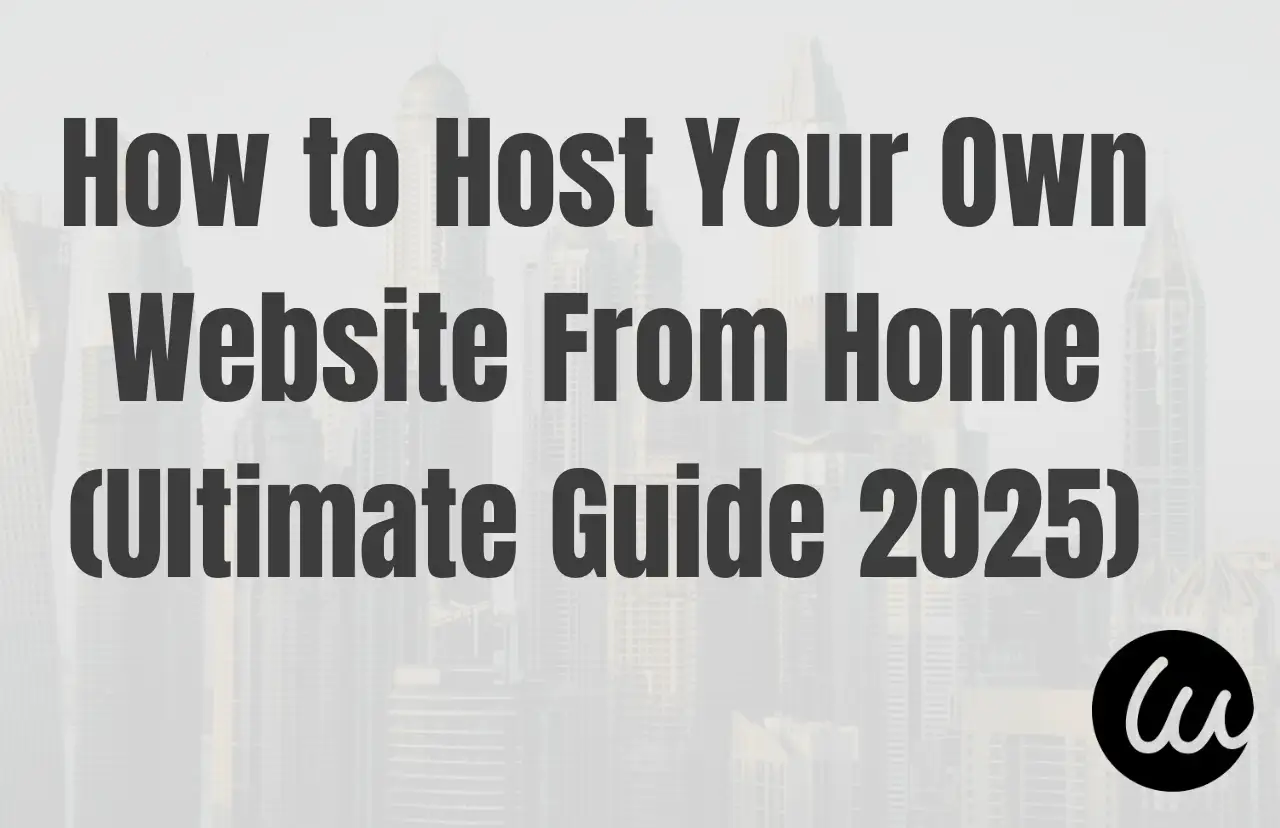 host my own website