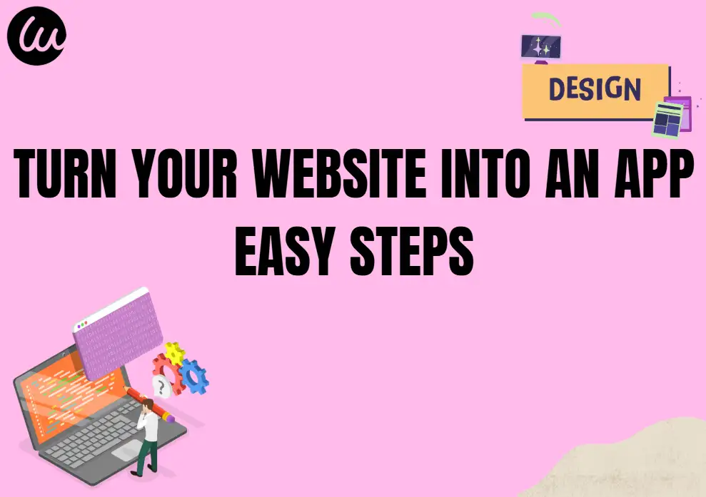 how to make a website an app