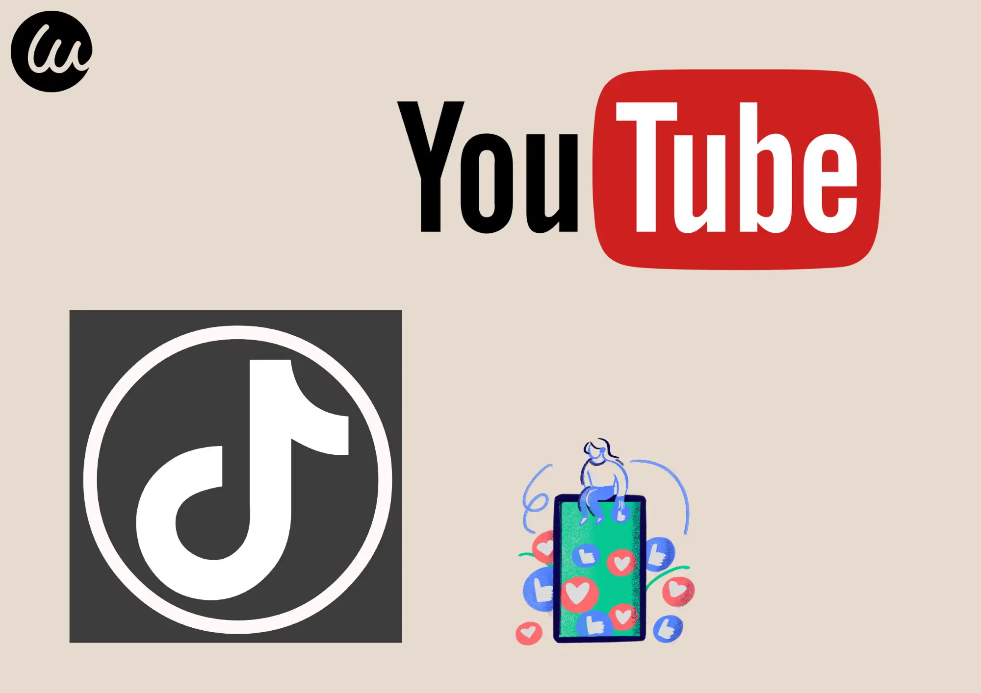 YouTube and TikTok