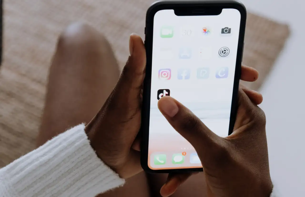 tiktok app on the phone