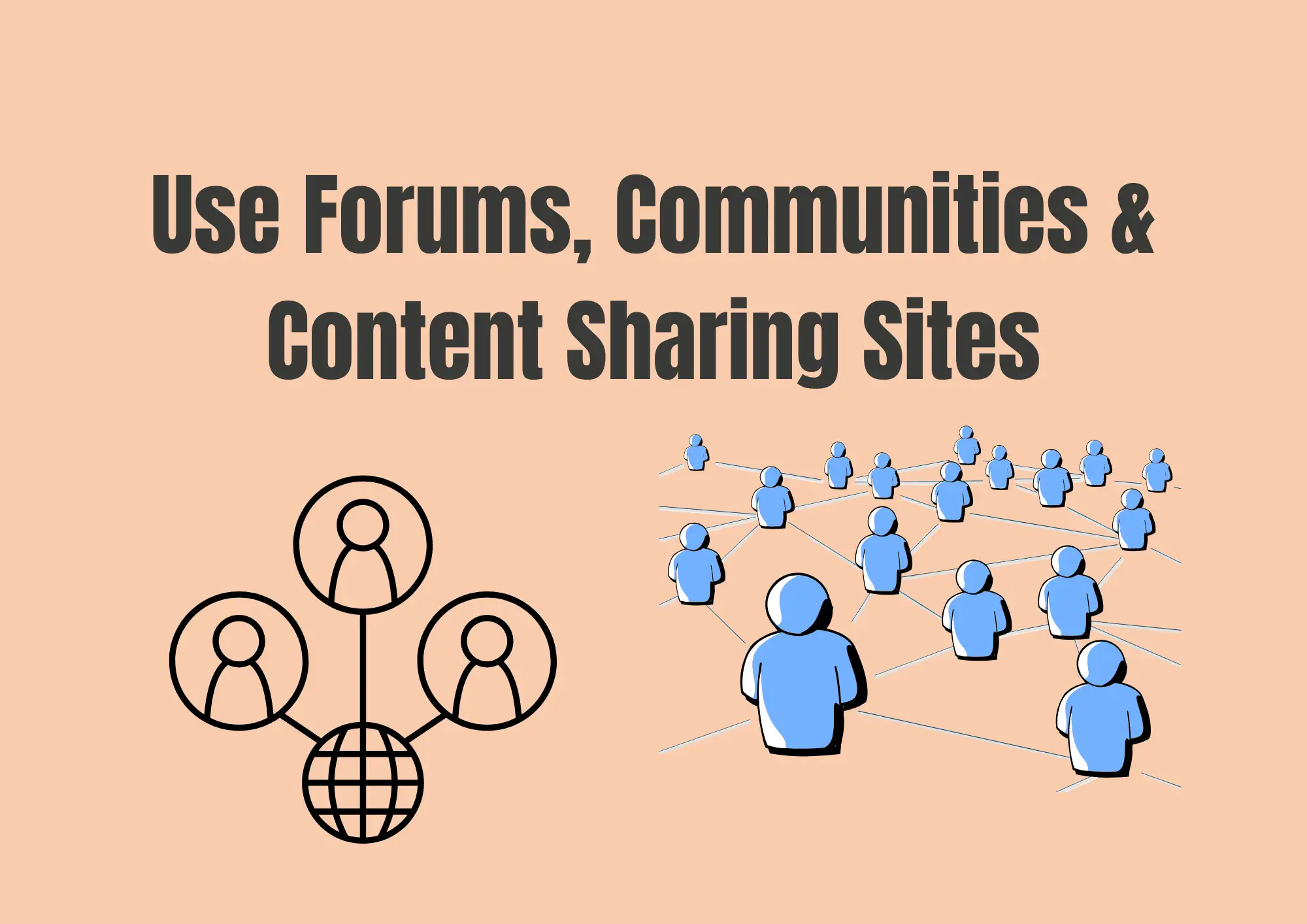 Use Forums, Communities & Content Sharing Sites