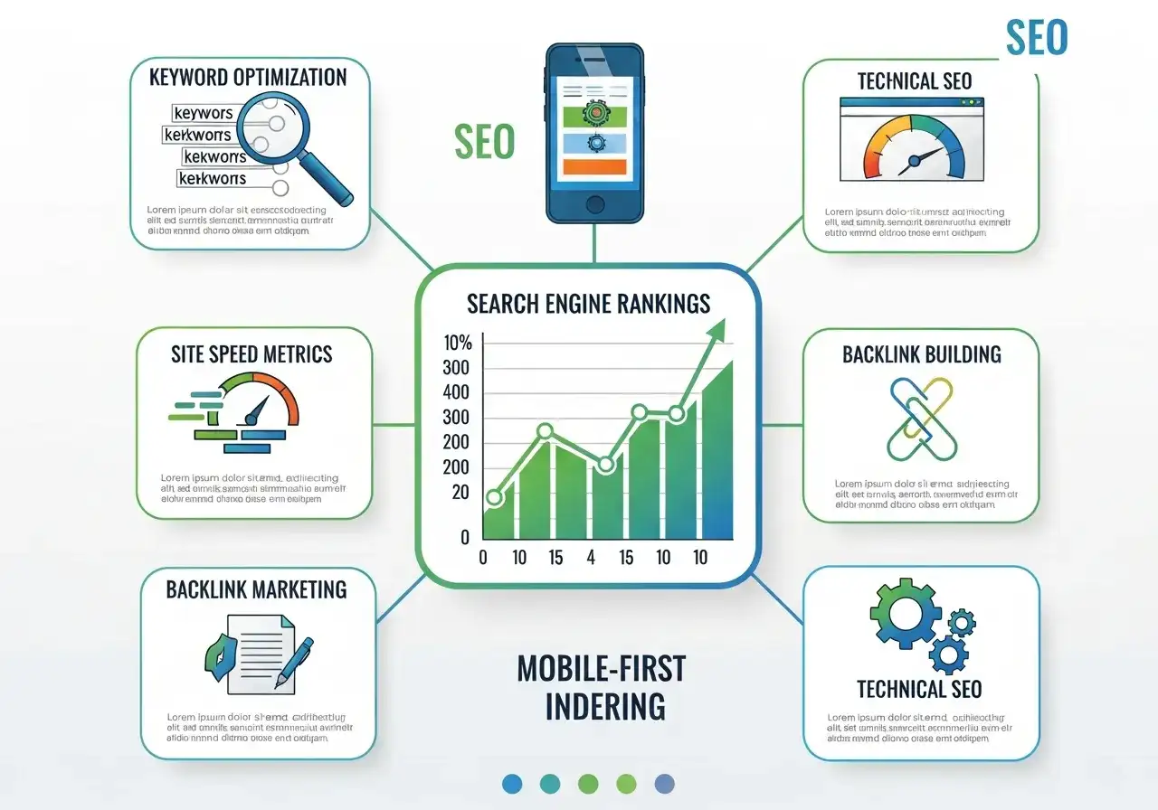 Built-in SEO optimization ensures your redesign improves search visibility Built-in SEO optimization ensures your redesign improves search visibility