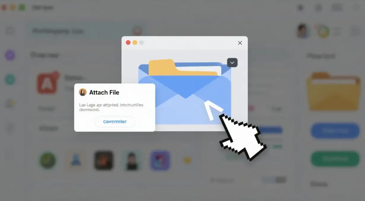 How to send large files via email step-by-step