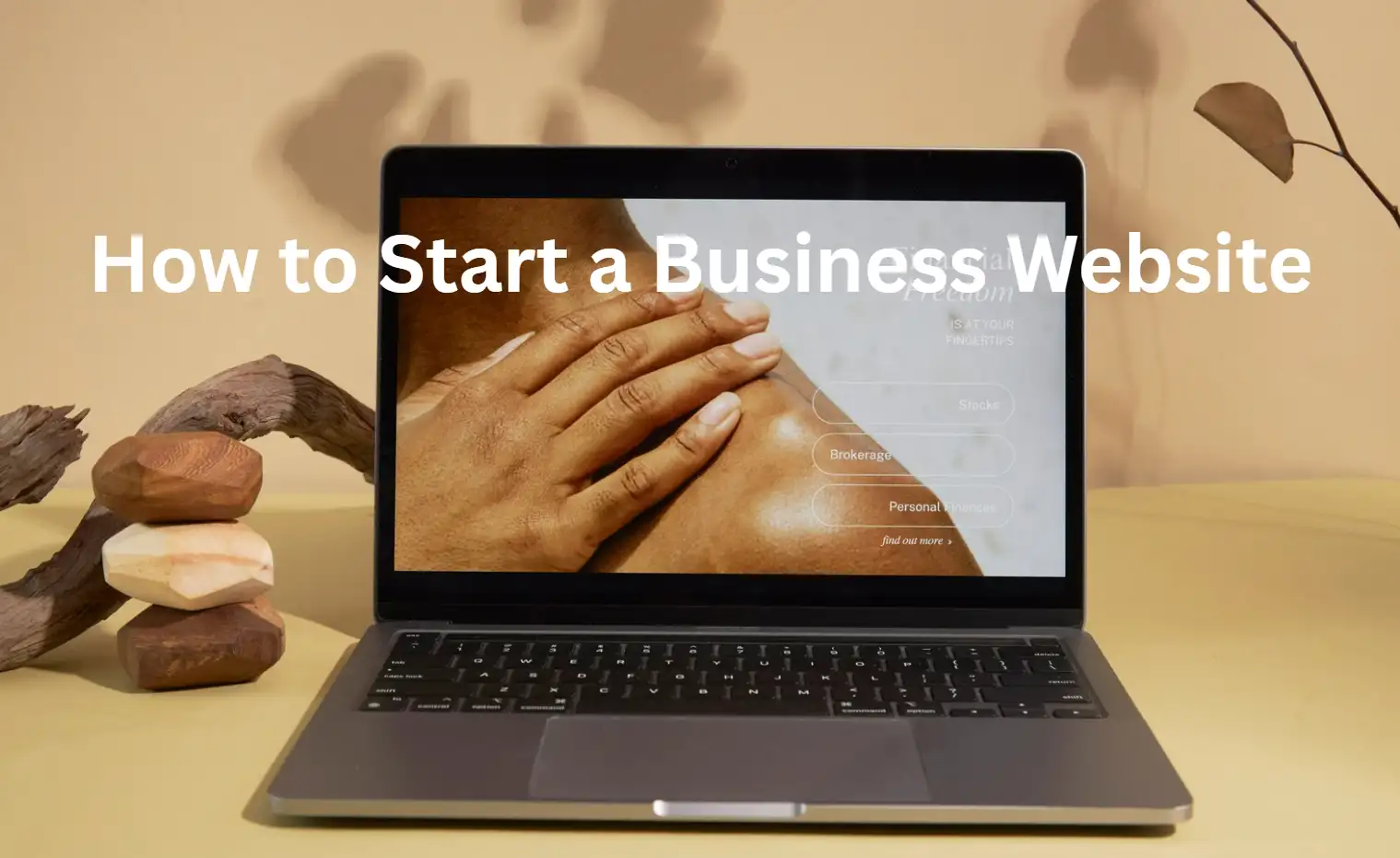 How to start a business website on a laptop How to start a business website on a laptop