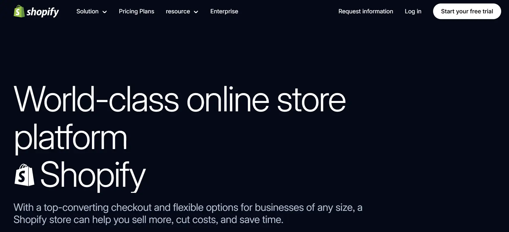 an e-commerce platform