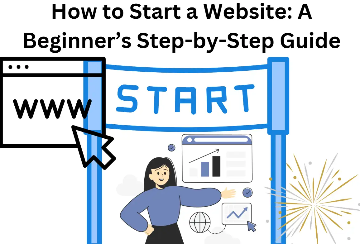 how to start a website for a business