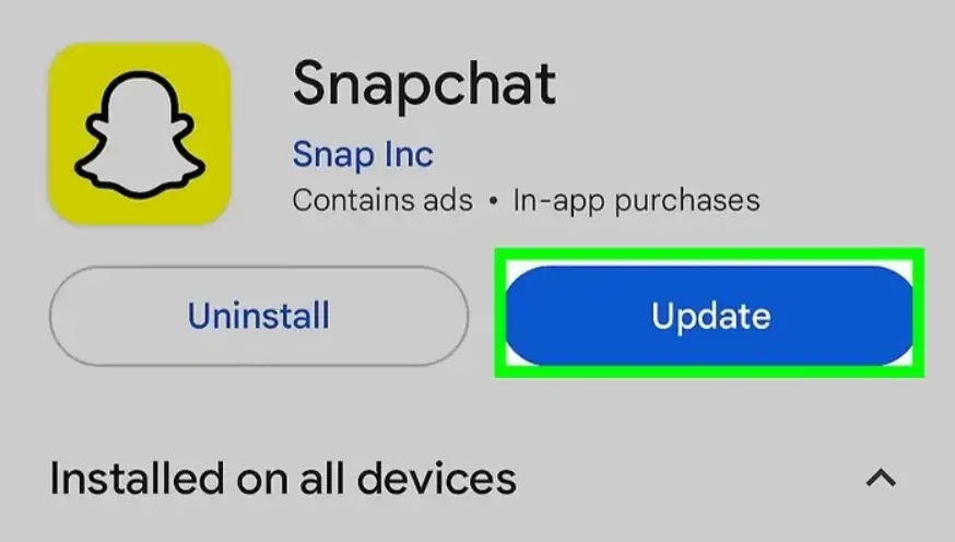 Outdated app version