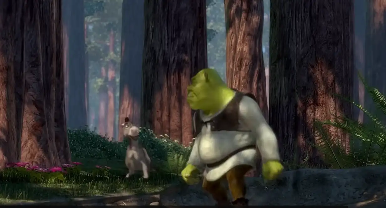 Shrek and Donkey Shrek and Donkey