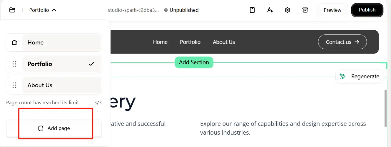 add more pages to the website