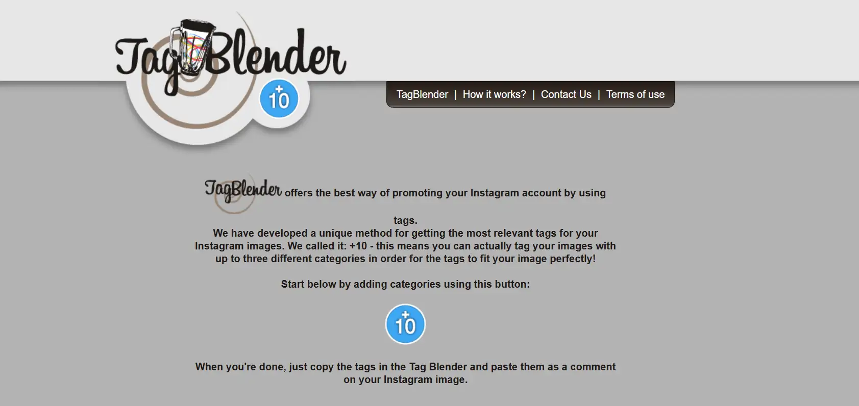 web of tagblender