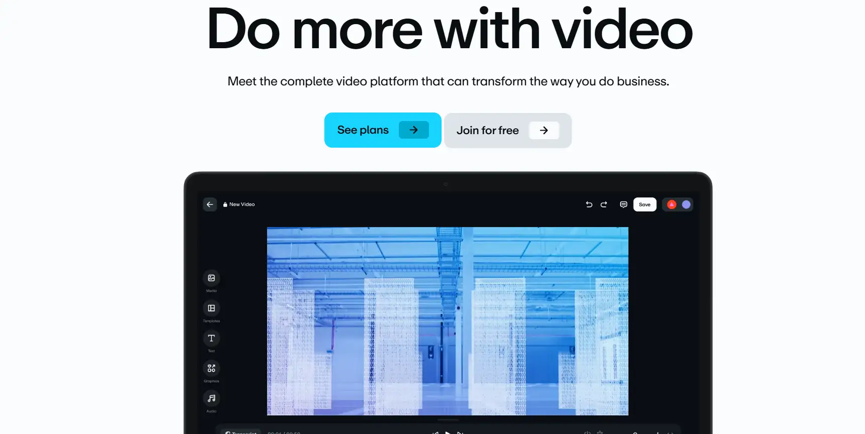 an ai video editor