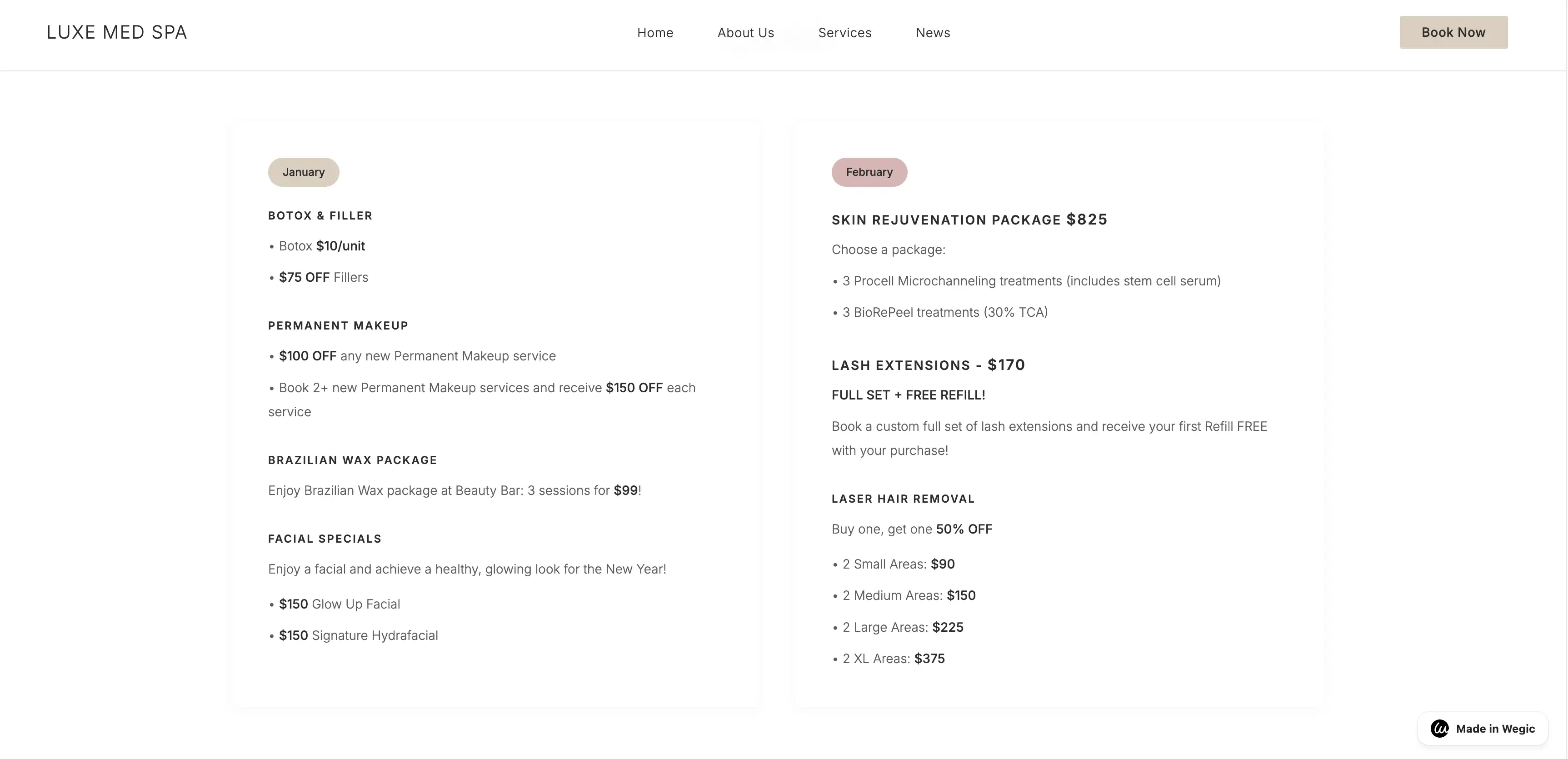 pricing transparency luxe med spa pricing transparency luxe med spa