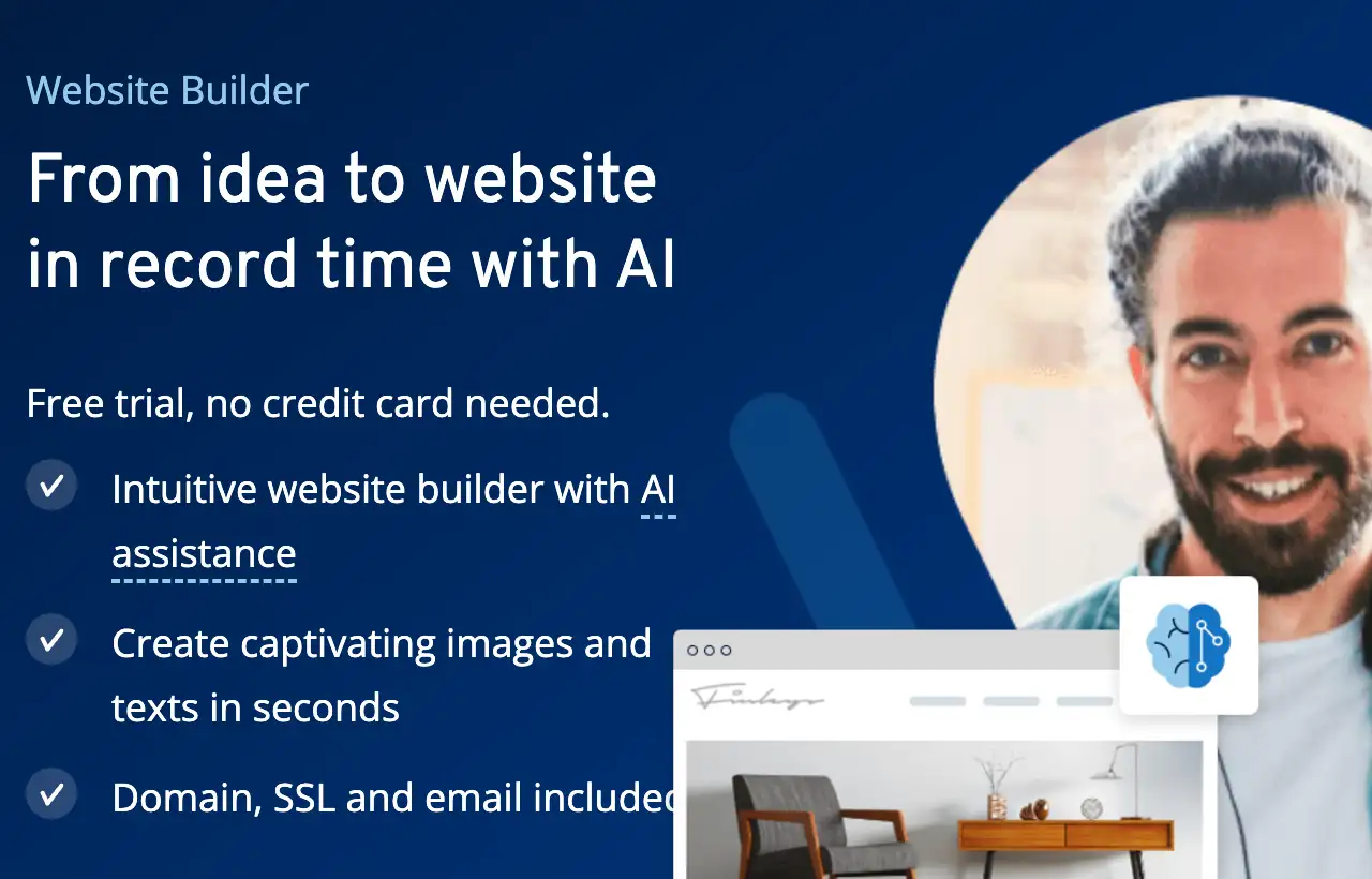ionos website builder homepage