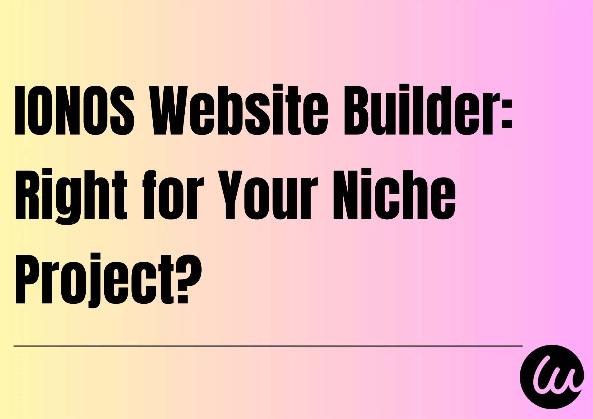 ionos website builder