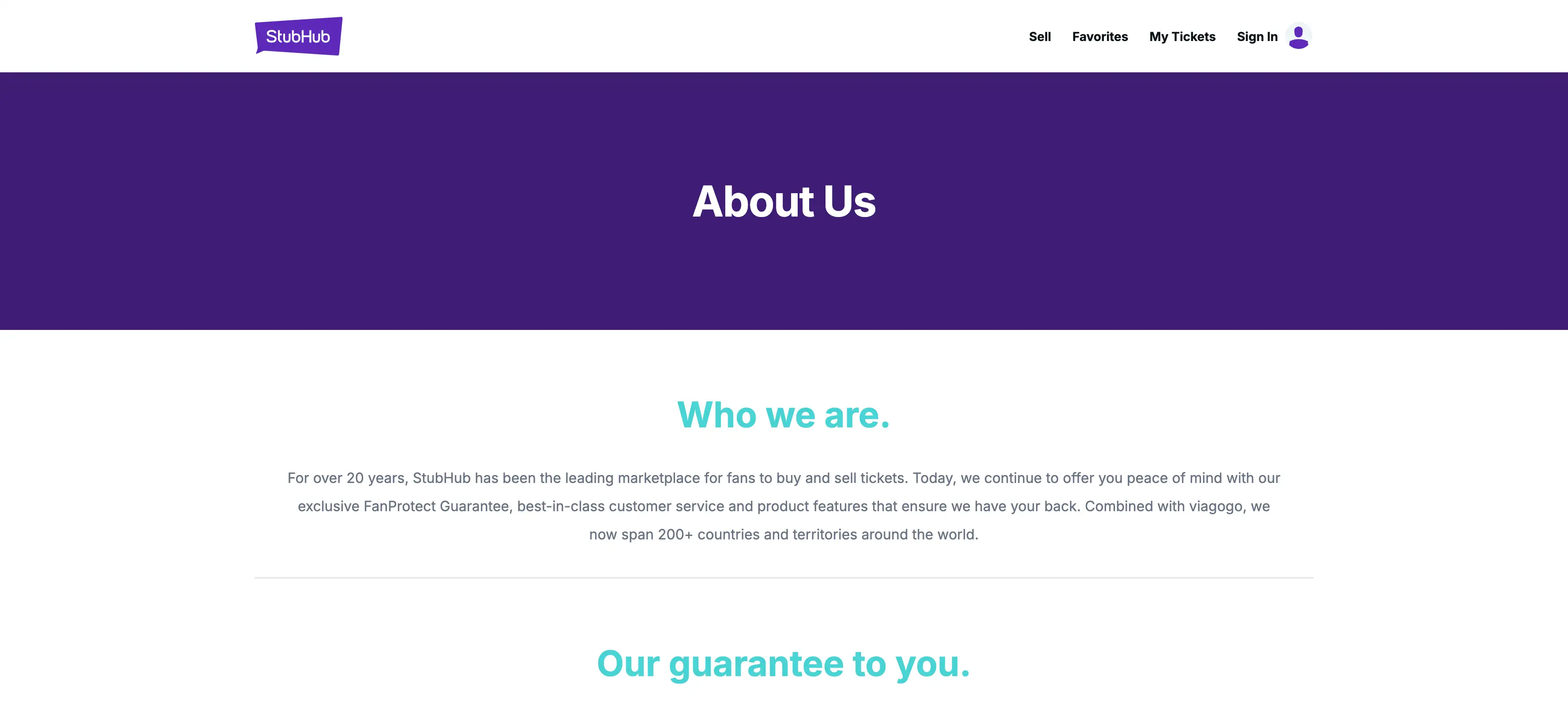 stubhub information website