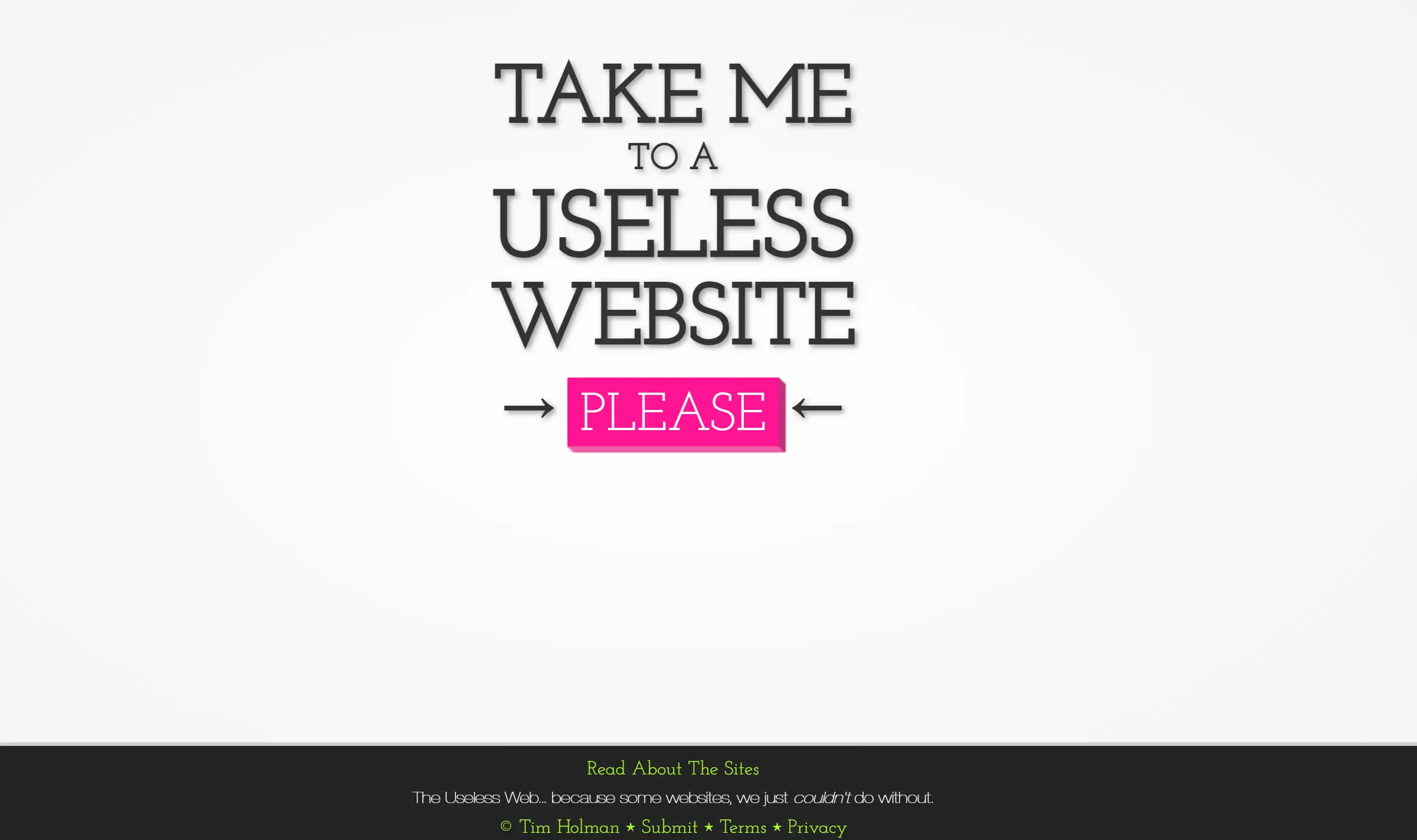 The Useless Web The Useless Web