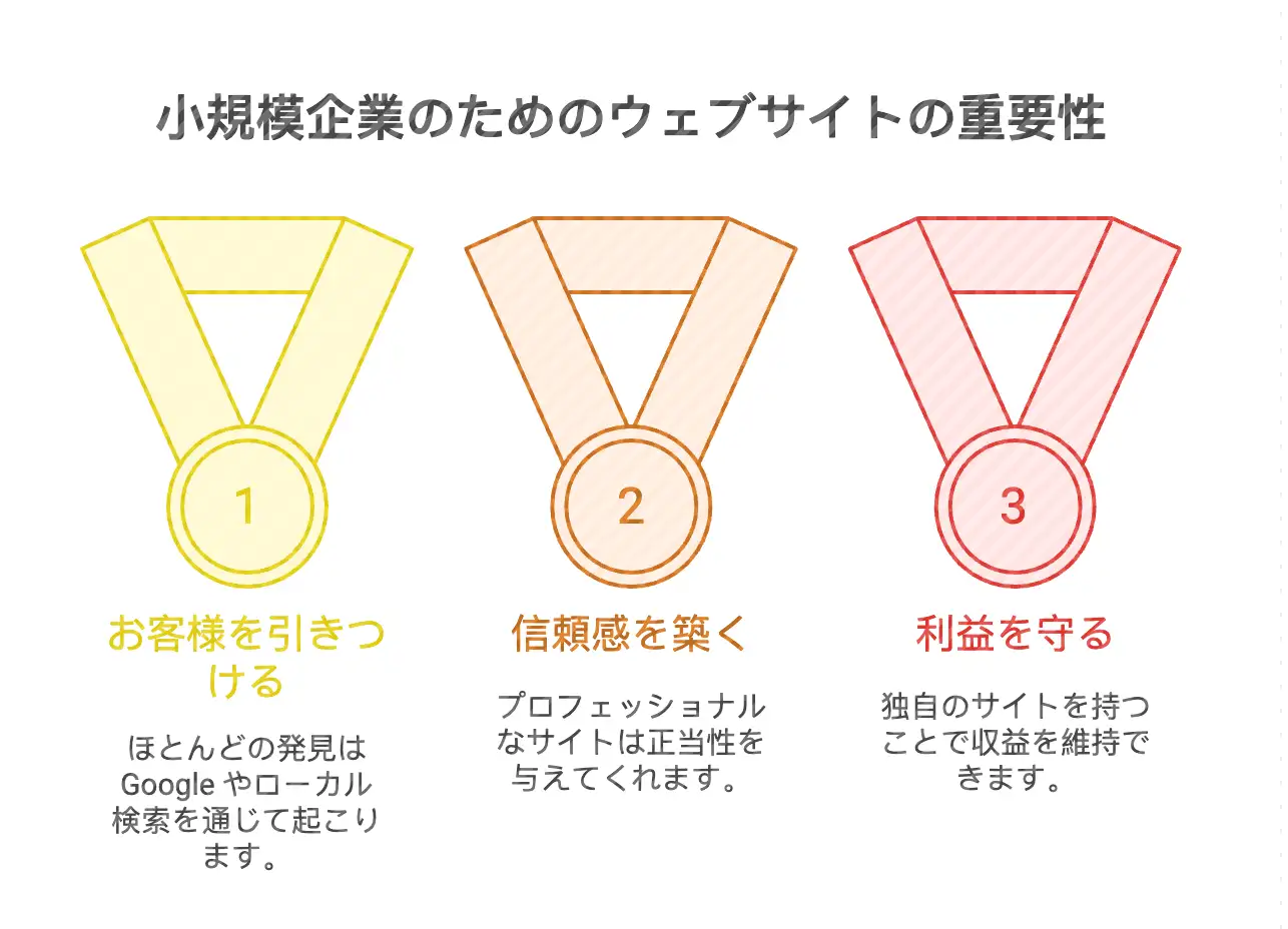 なぜすべての小規模企業がウェブサイトが必要なのか