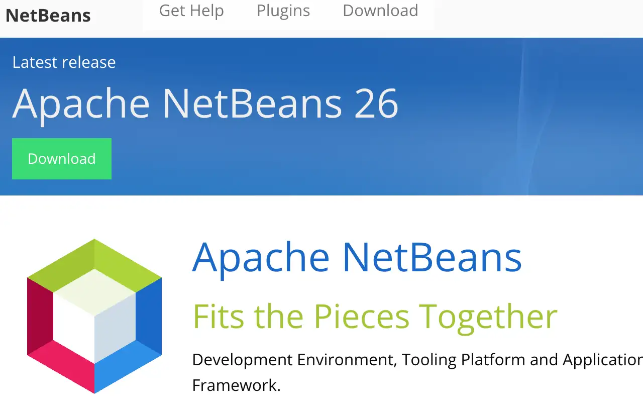 NetBeans homepage