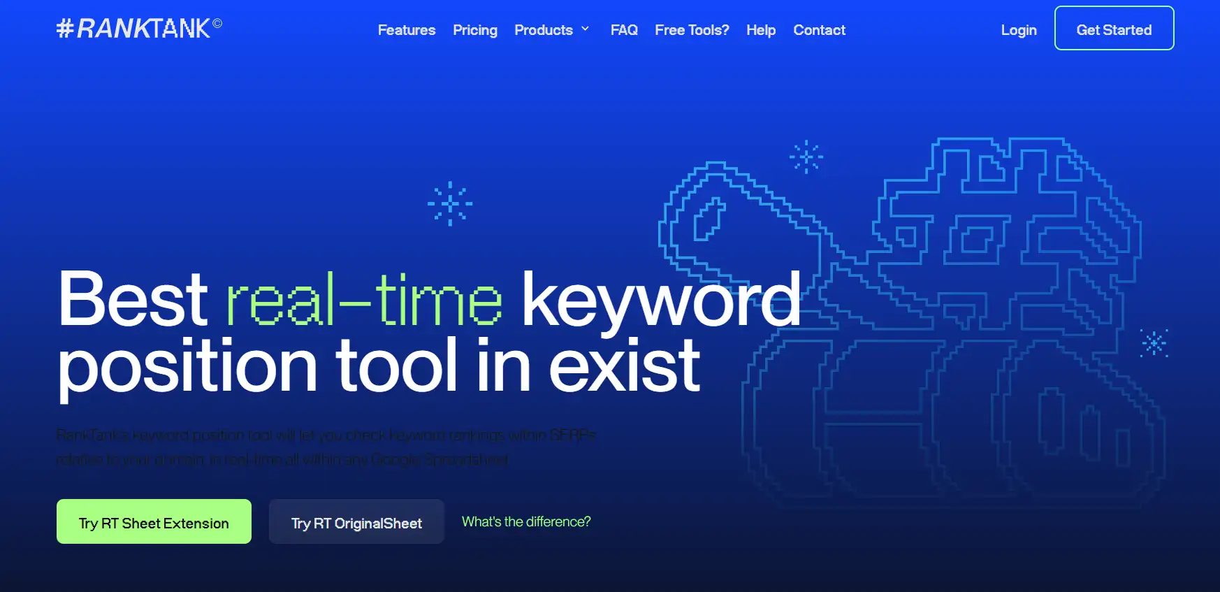 RankTank's homepage