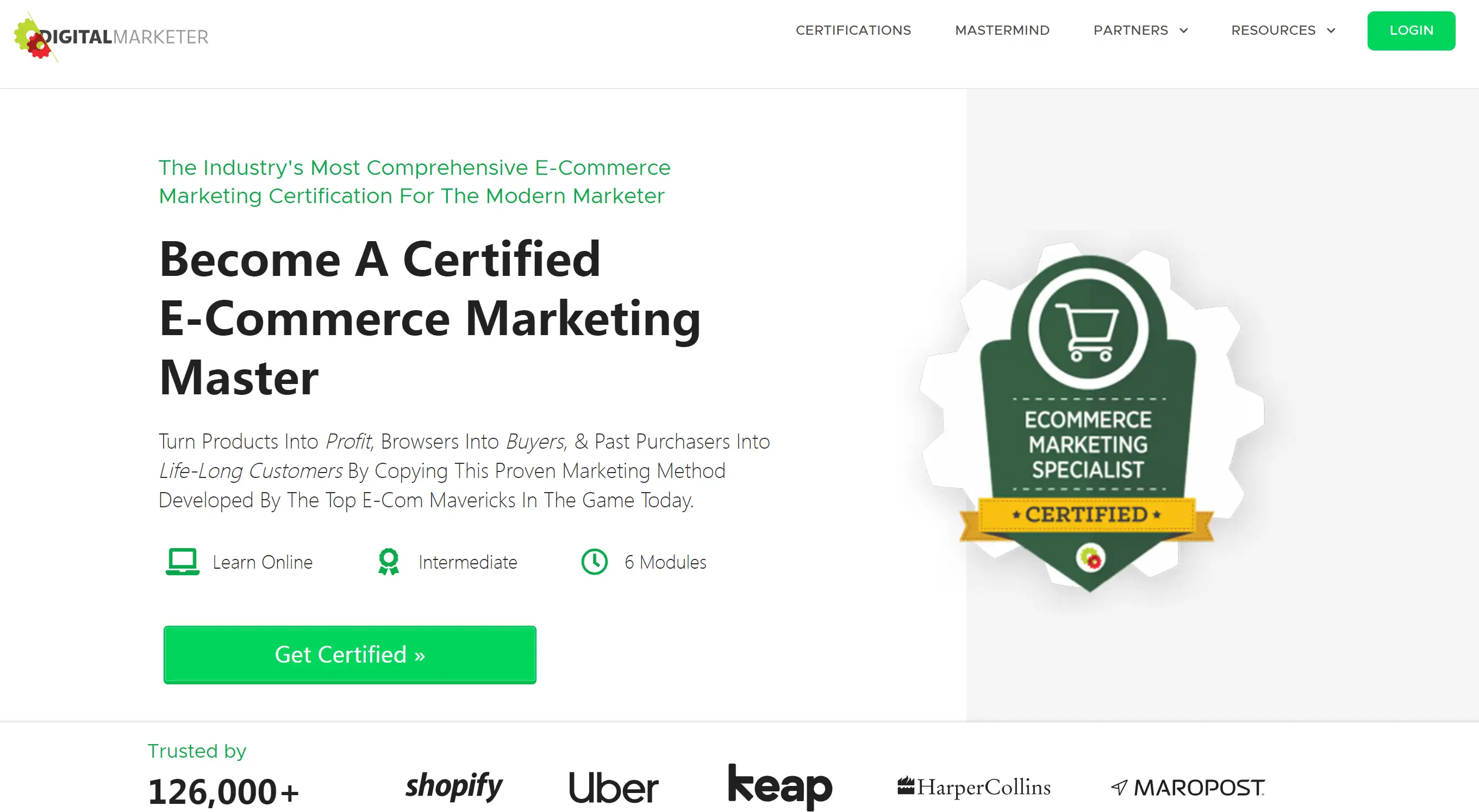 landing page types
