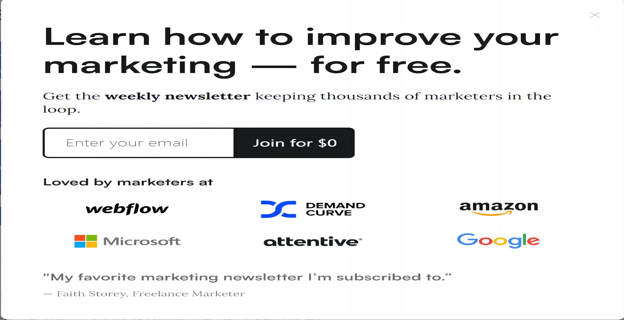 landing page types