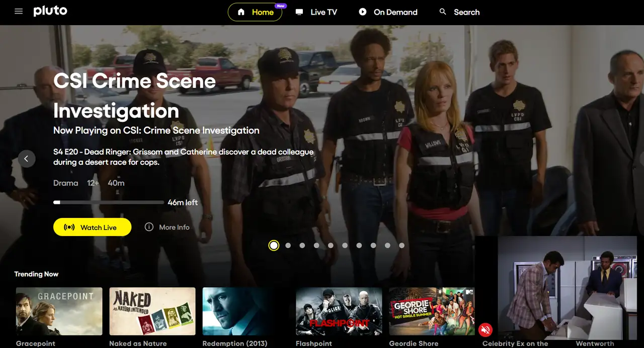 a streaming service like traditional tv