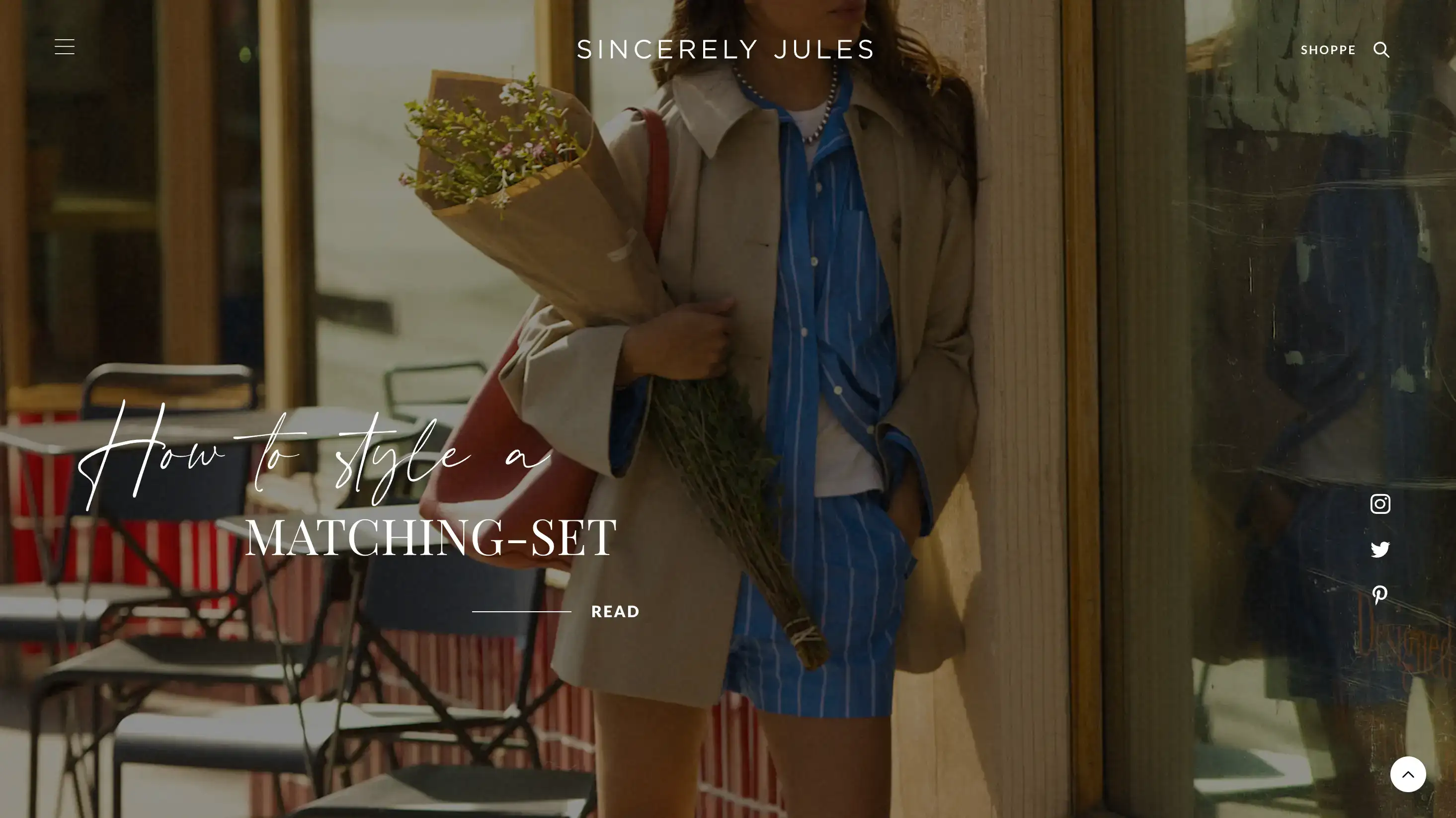 sincerely jules homepage