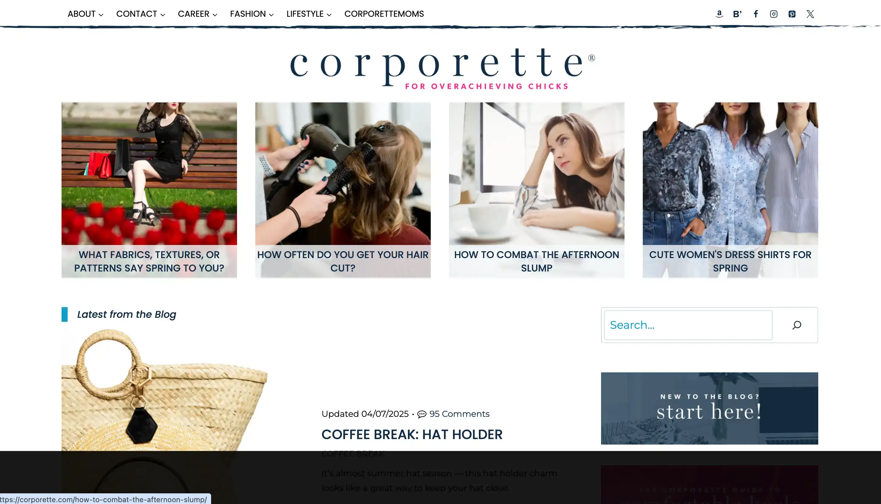 corporette homepage