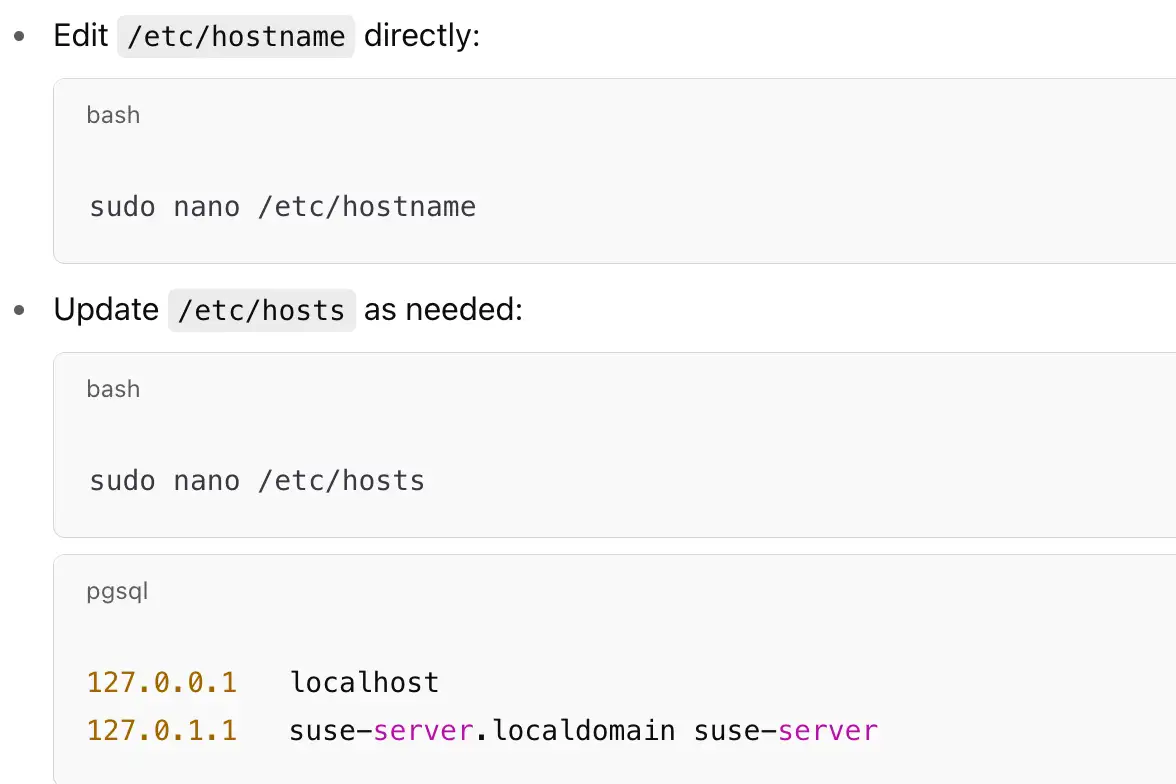 editing configuration files