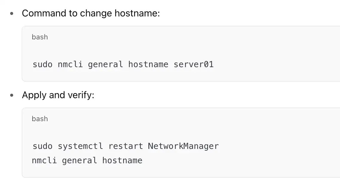 using nmcli