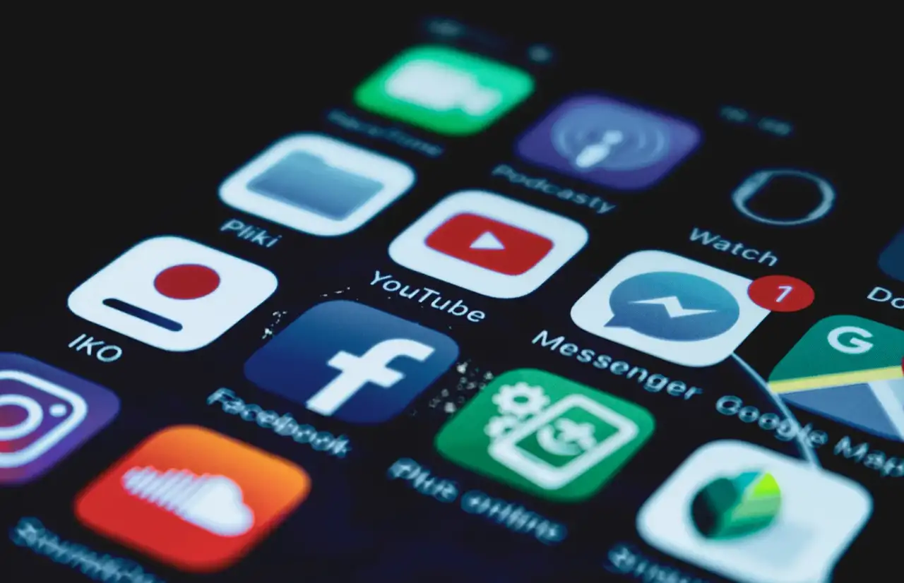 facebook app on a phone