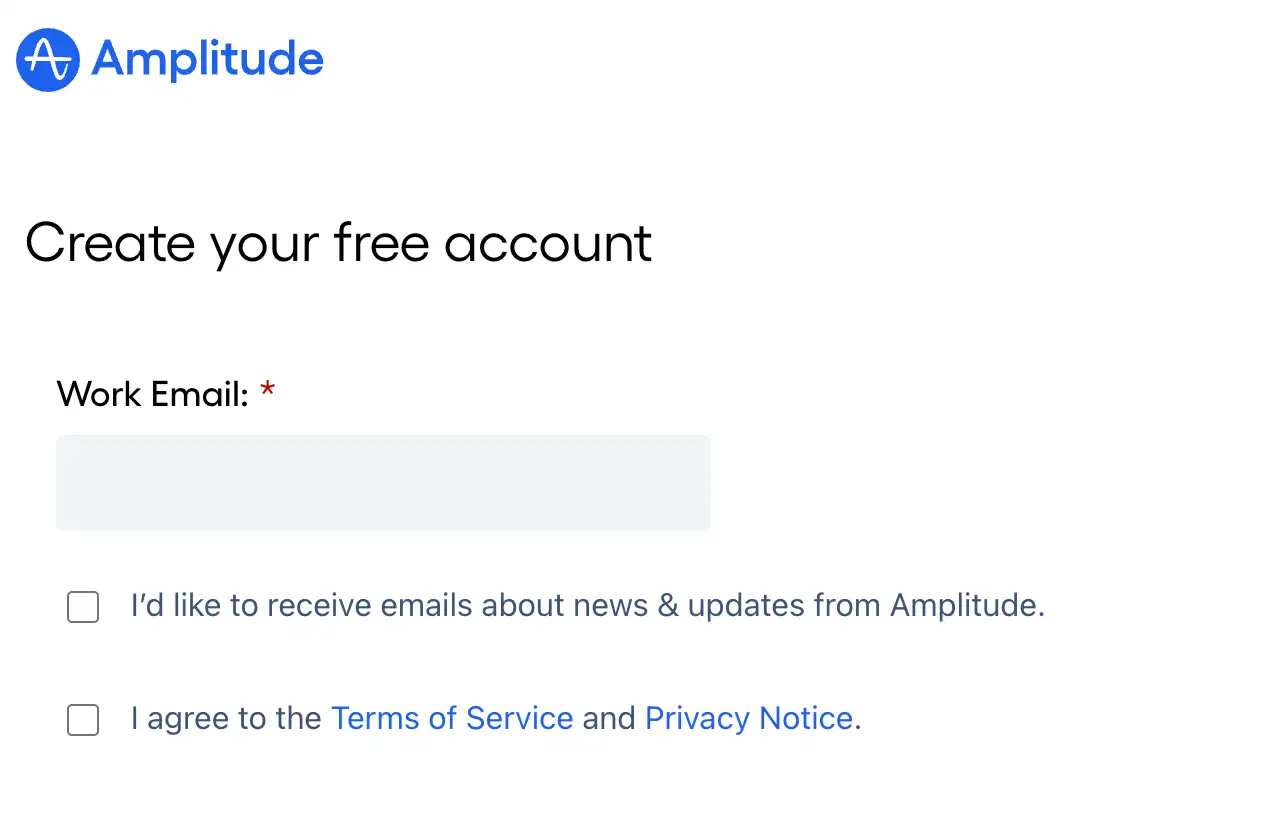amplitude login page