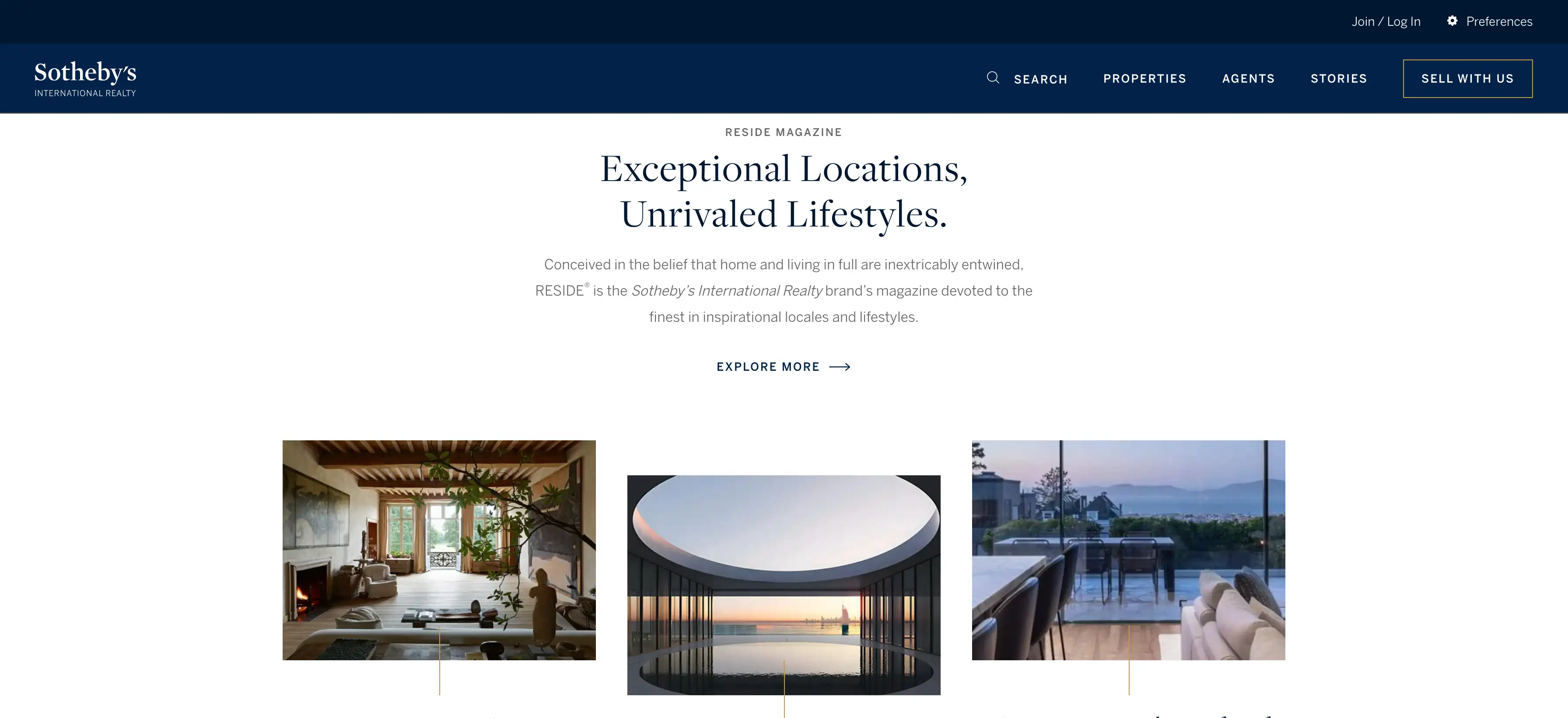 sotheby's international reality website