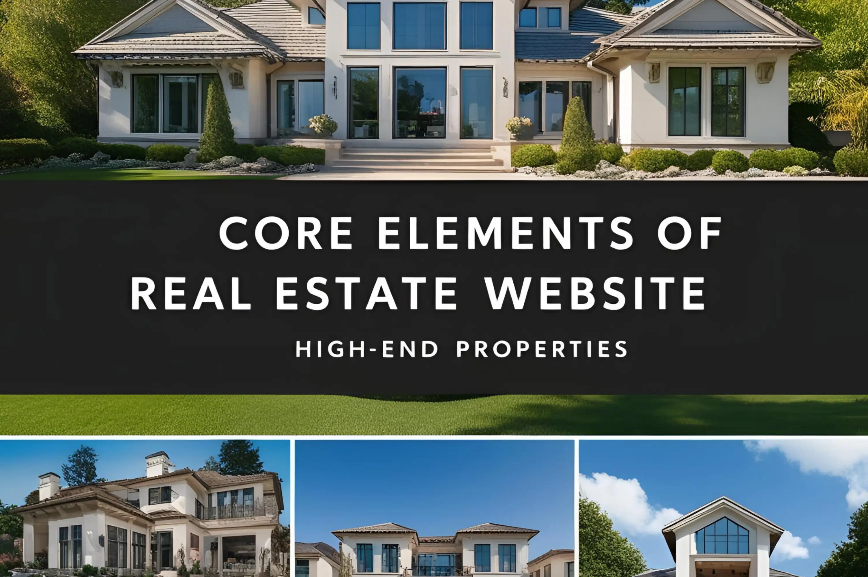core elements of real estate website