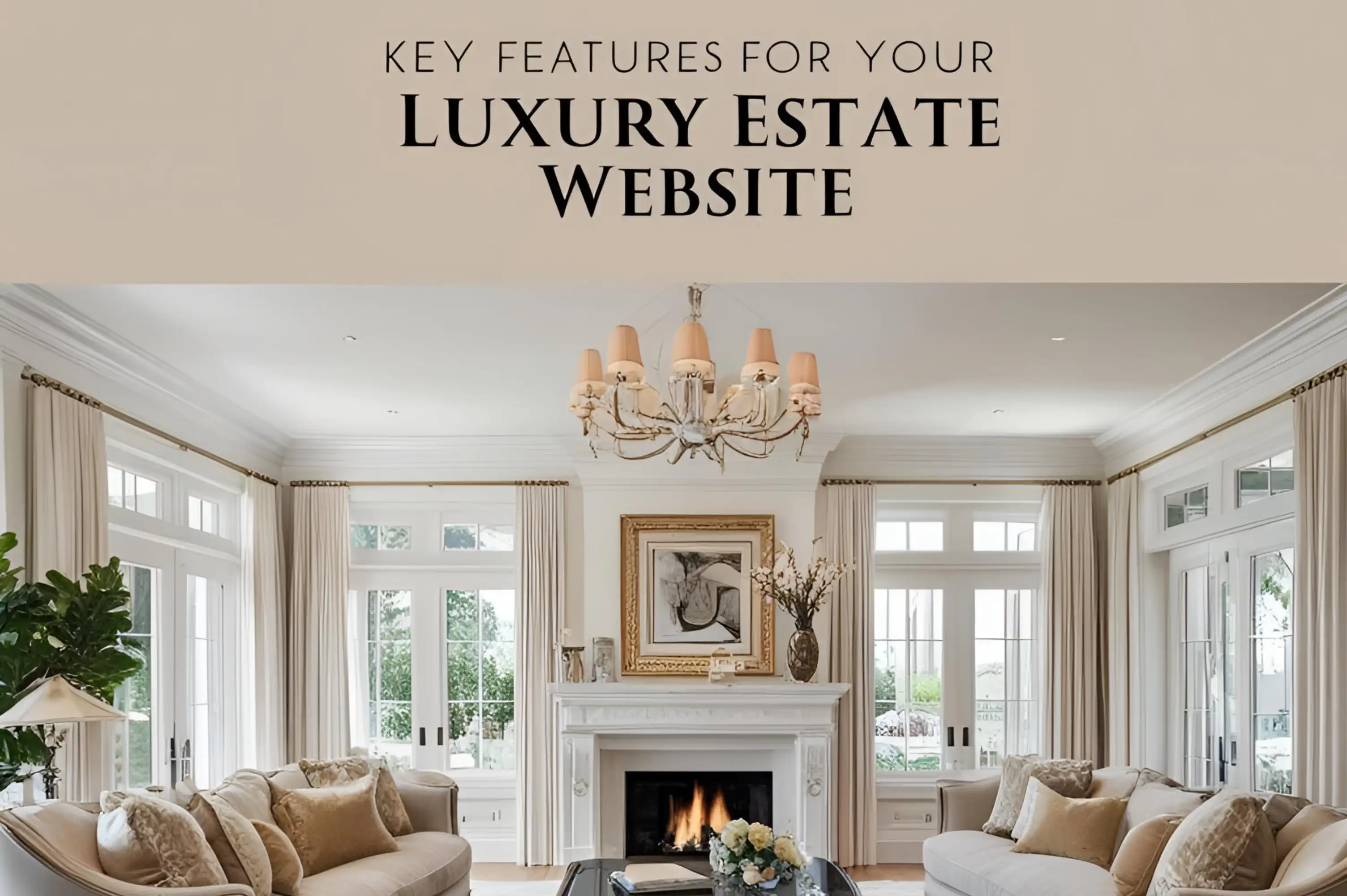key features for your luxury estate website