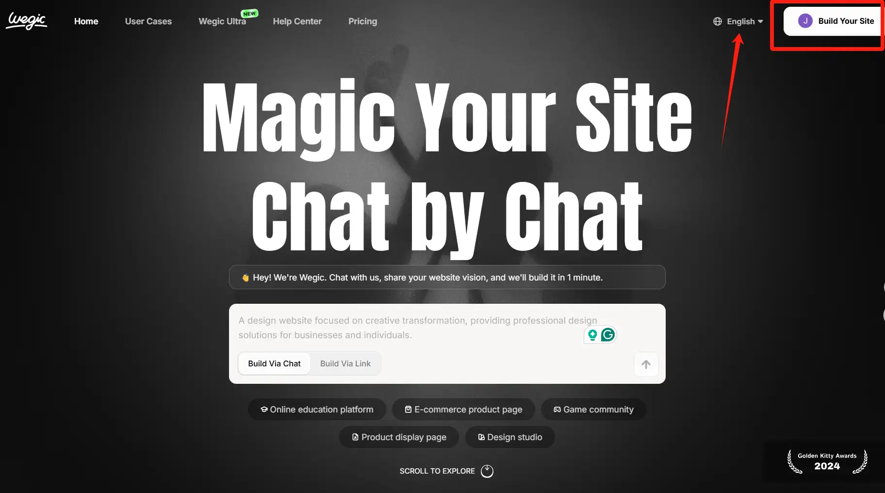 Log in to the website and register your account
