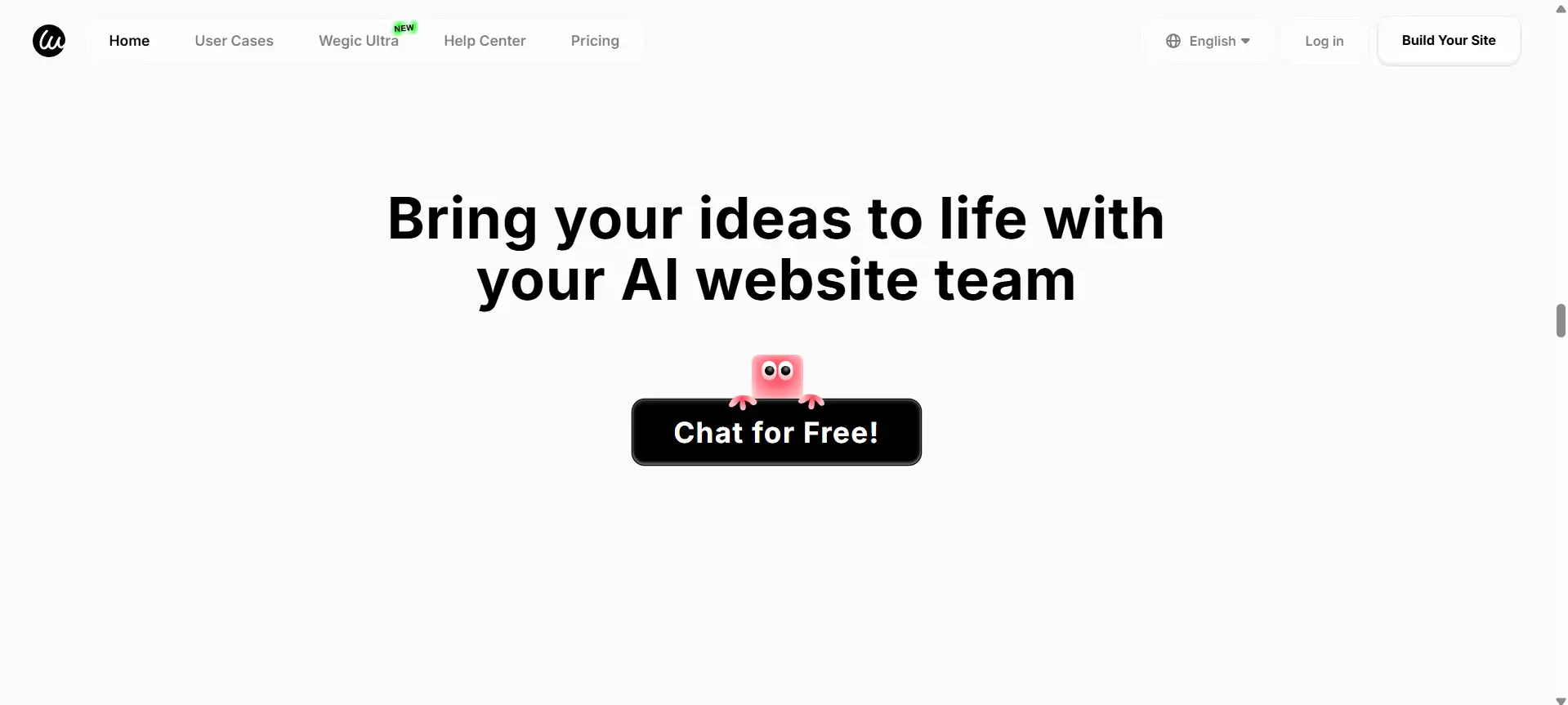 wegic homepage